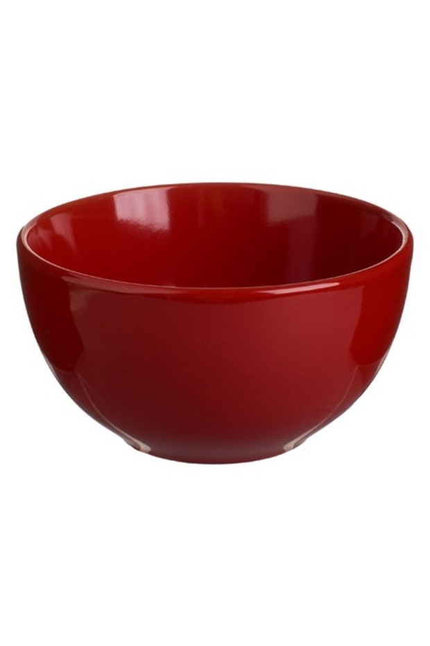 Bol ceramic roșu 650ml - 1