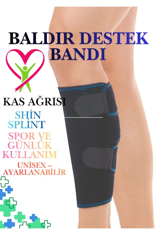 Adjustable Neoprene Calf Support – for Athlete Protection, Strain Relief, and Strain Prevention