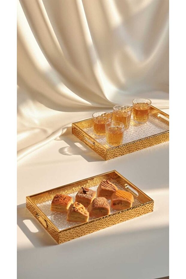 Multi-purpose serving tray set - 5