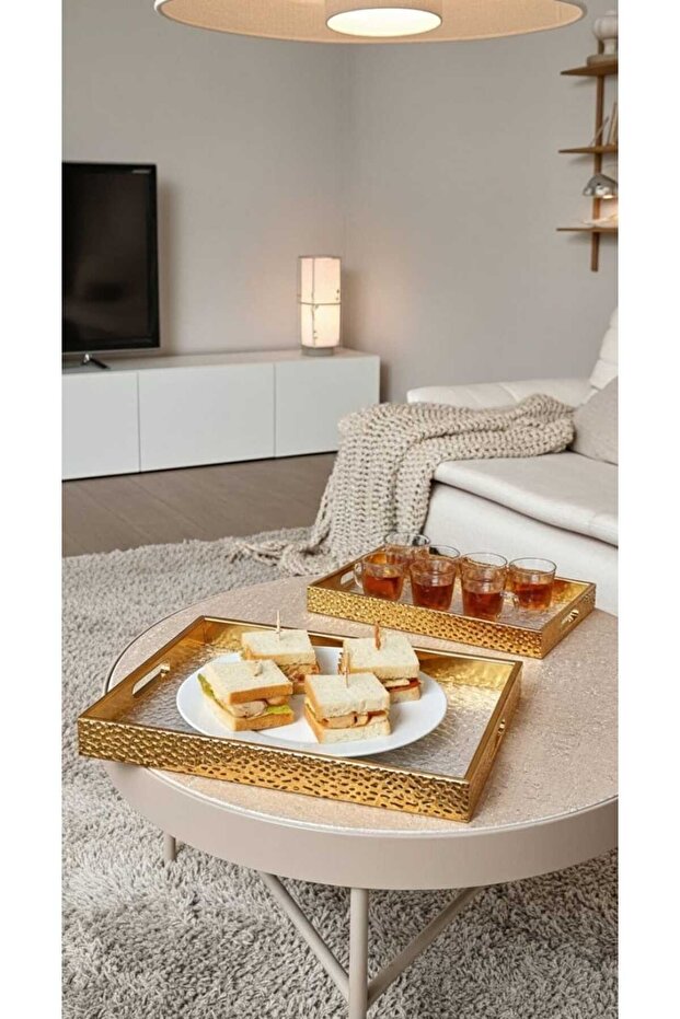 Multi-purpose serving tray set - 3