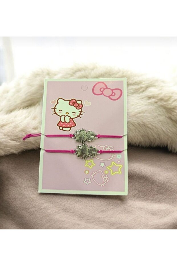 2-Pack Hello Kitty Friendship Bracelet Best Friends Bracelet