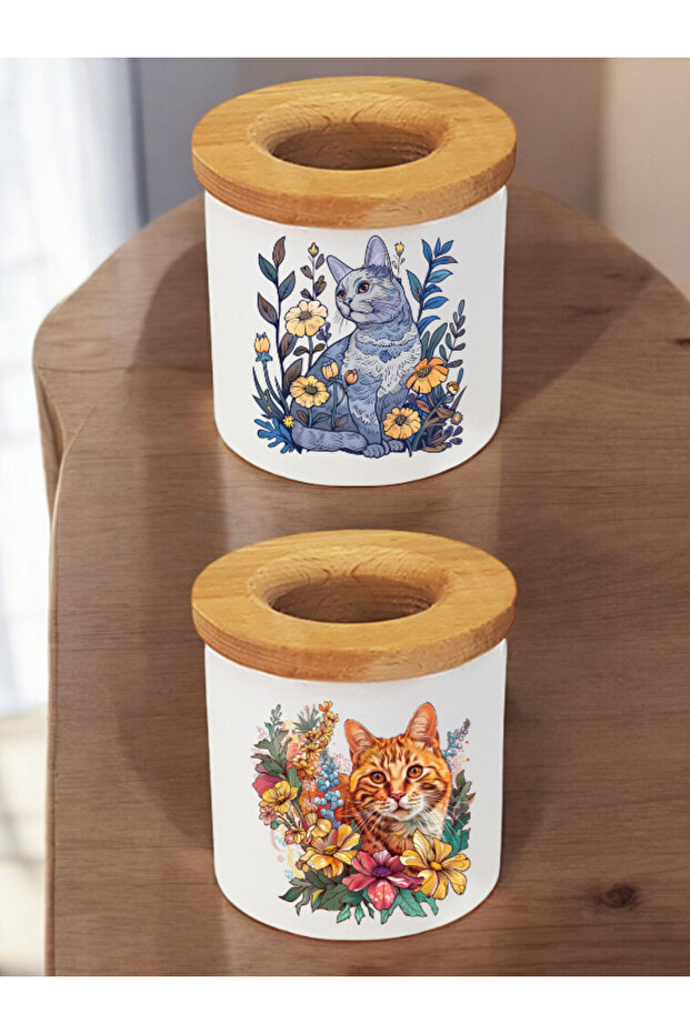 Kalinte Visual 2-Piece Pen Holder - Pen Holder Supplies, Pen Holder Desk Top, Pen Holder Office