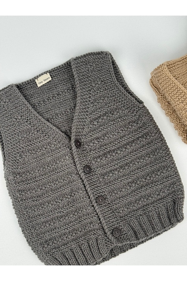 Örme bebek yelek - 3