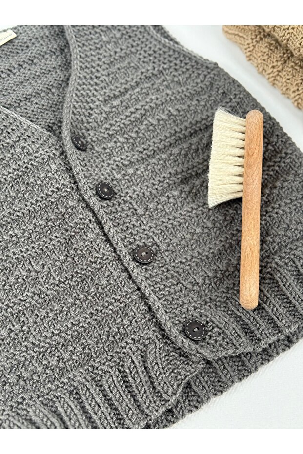 Örme bebek yelek - 2