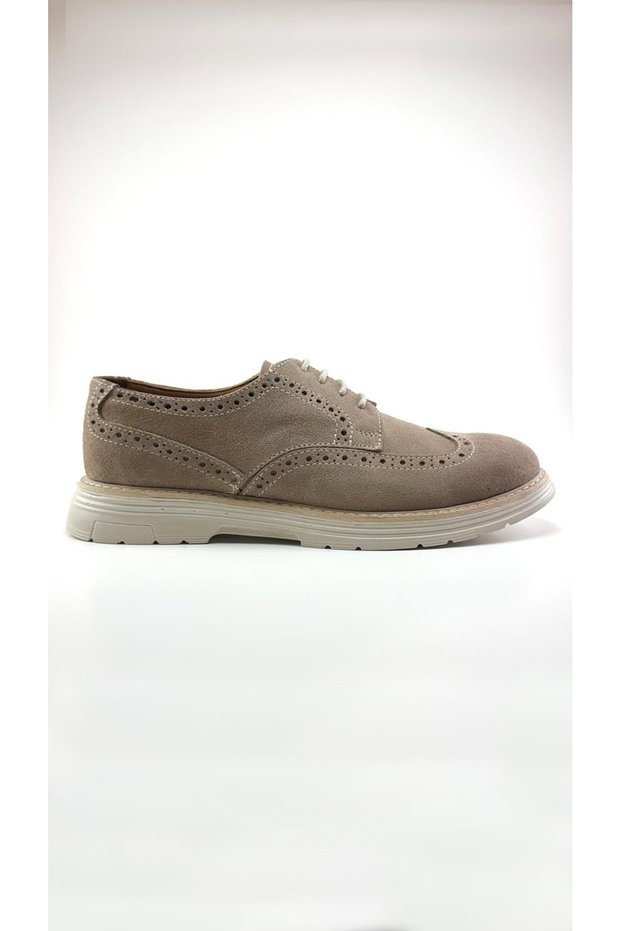 Genuine Suede Leather Men's Shoes - Oxford - Stylish and Comfortable - Suitable for Everyday Use