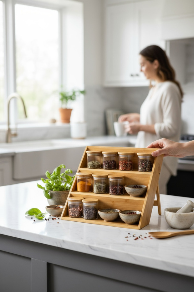 Bambu Katlanabilir Stant - 1