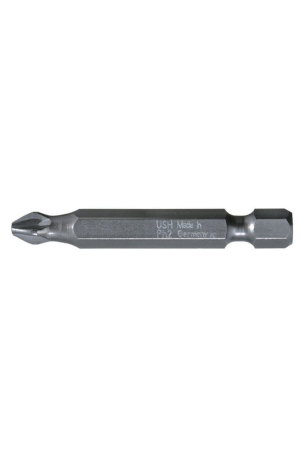 Bit hexagonal 1/4'' DIN 3126 - Forma E 6,3 - profil Phillips lung PH 2