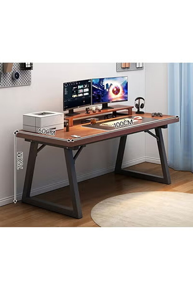 طاولة كمبيوتر وألعاب متعددة الوظائف 100 سم - 2