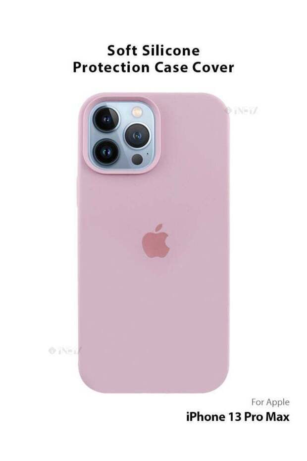 غطاء سيليكون متوافق مع الشعار لهاتف Apple iPhone 13 Pro Max