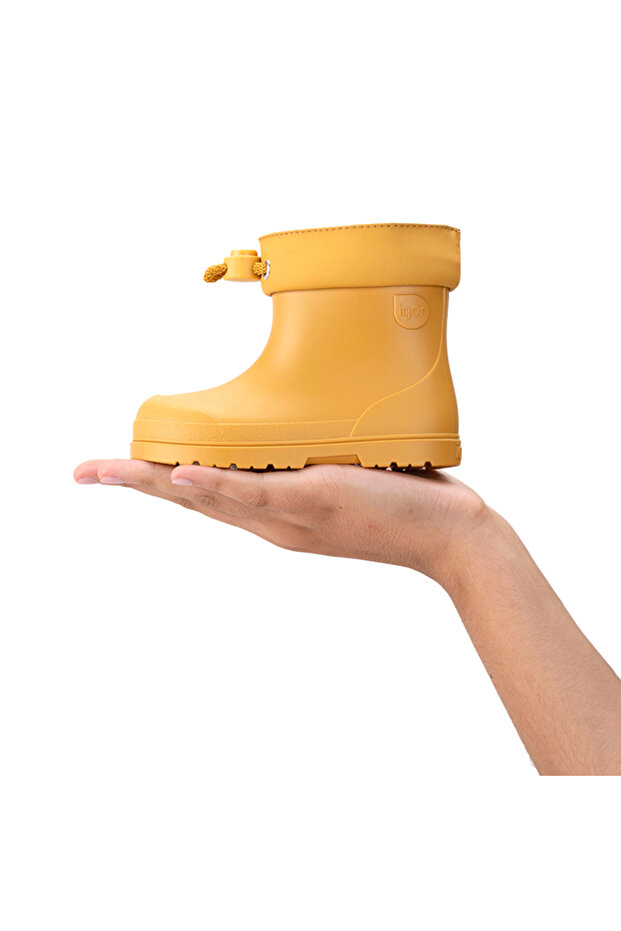 W10305-008 Детски жълти ботуши Mendi - 6