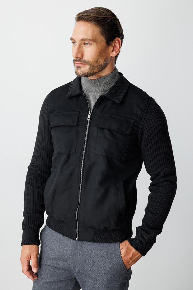 Erkek Siyah Mont - 2