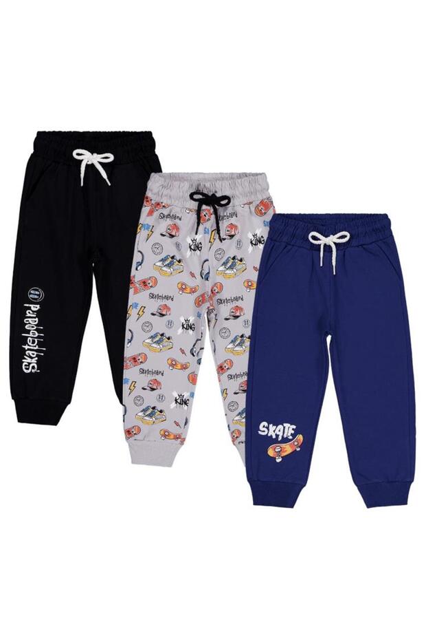 Skaterboard Printed Set of 3, 2-5 Years Old Sweatpants - Standard 2-3 Years Old