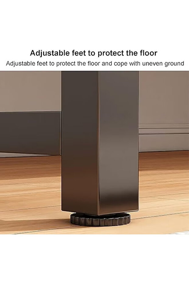 مكتب كمبيوتر مكتبي مستطيل الشكل 140 سم - 5