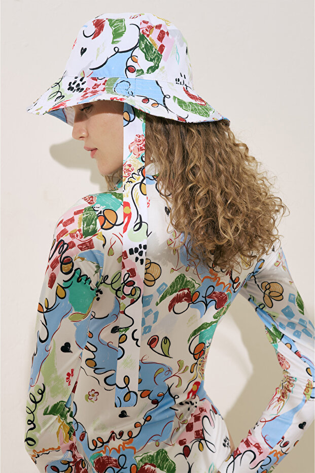 BAĞLAMALI BUCKET ŞAPKA SUMMER - 7