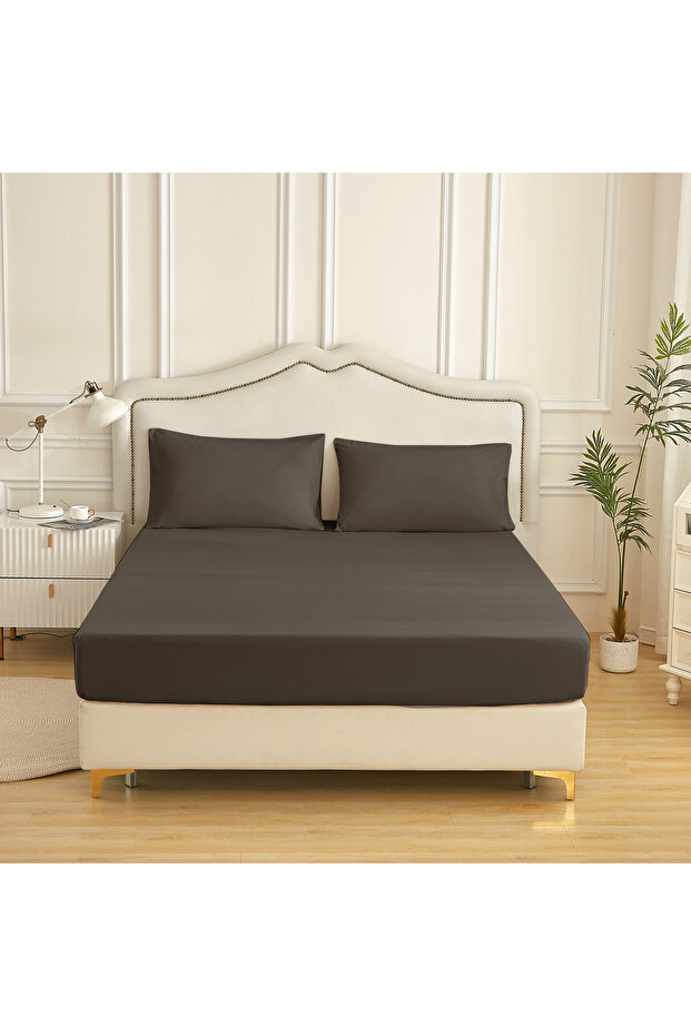 Fitted Sheet Set – 120x200 cm Twin Size, 1 Sheet + 1 Pillowcase, 30 cm Deep Pocket