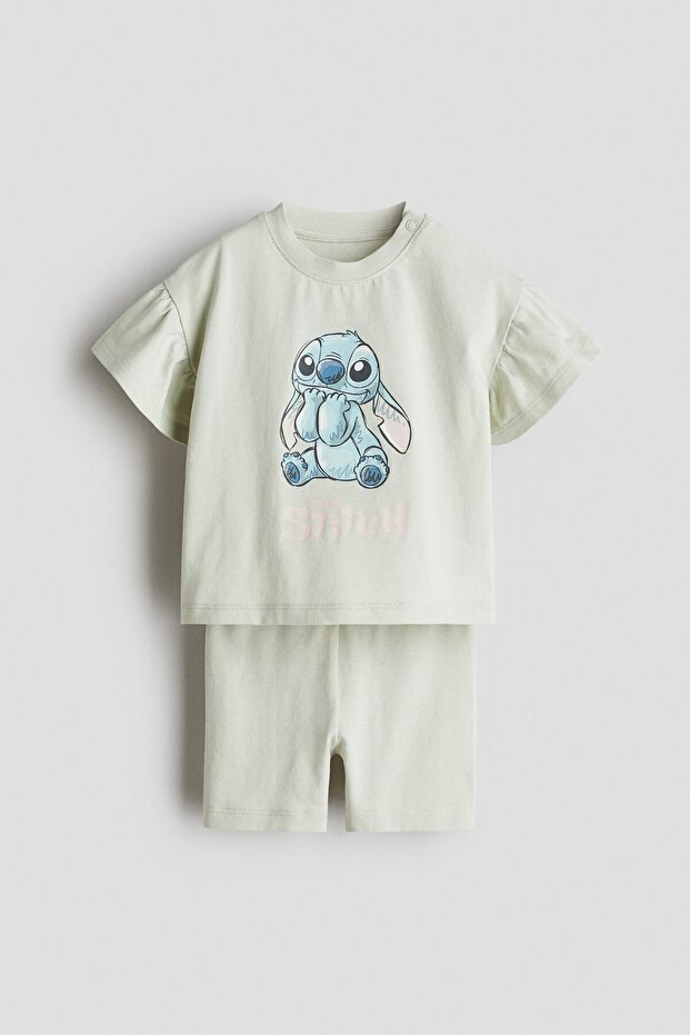 2 Parçalı Baskılı ve Pamuklu Set - 4