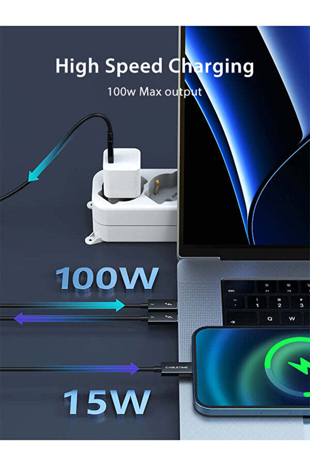 كابل Thunderbolt 3 USB-C - 4