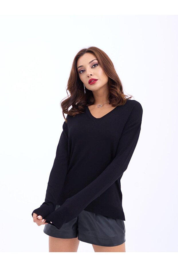 V Yaka Basic Triko Kazak - 1