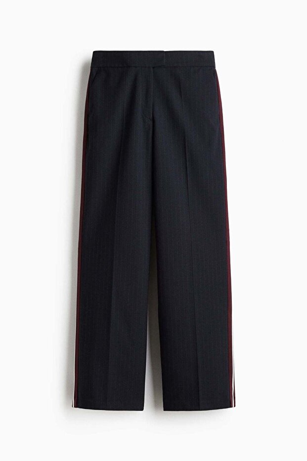 Side-striped tailored trousers