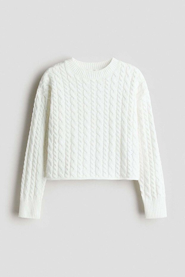 Cable-knit jumper - 3