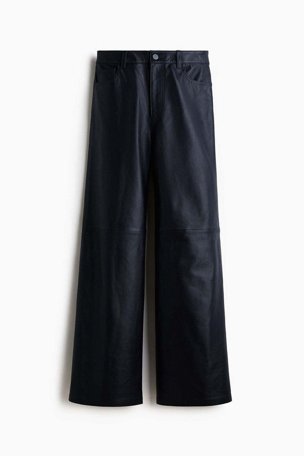 Leather trouers