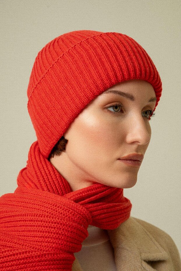 Fitilli Yün Narçiçeği Bere - 3