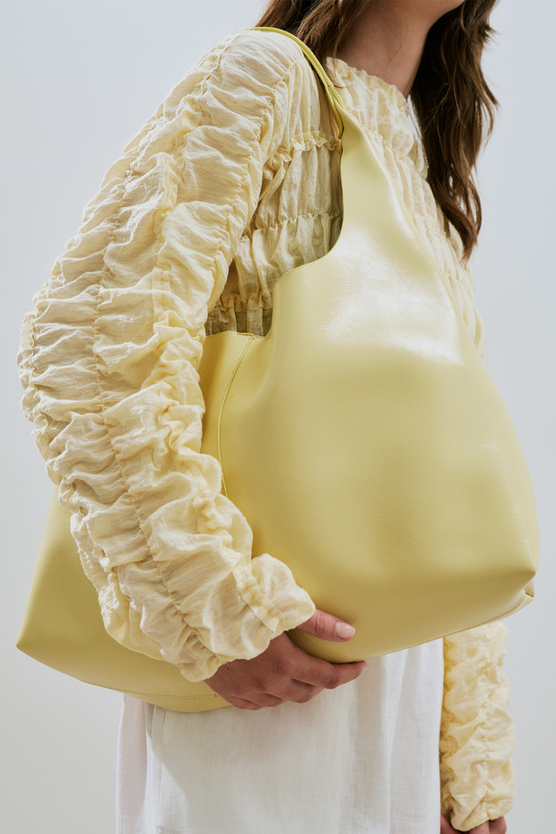 LUNA TOTE ÇANTA SARI - 3
