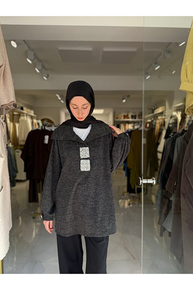 Kare Taşlı Tunik - 2