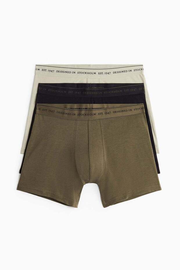 مجموعة من 3 سراويل داخلية COOLMAX® متوسطة الحجم - 4