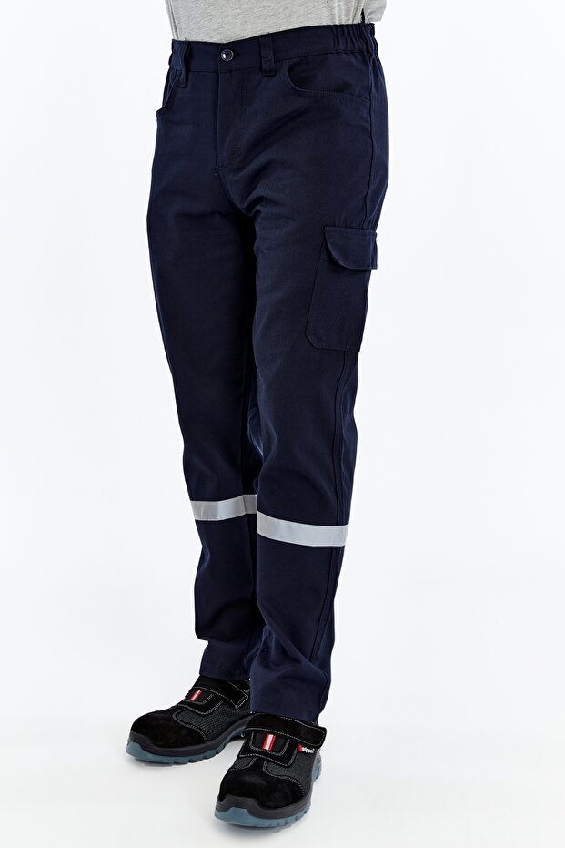 İş Pantolonu Kışlık Basic Model 2 Lacivert 5 Cepli - 3