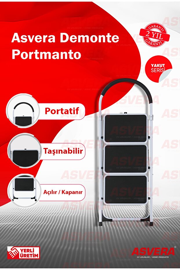 VERTİKA 3'LÜ EV TİPİ MERDİVEN - 1