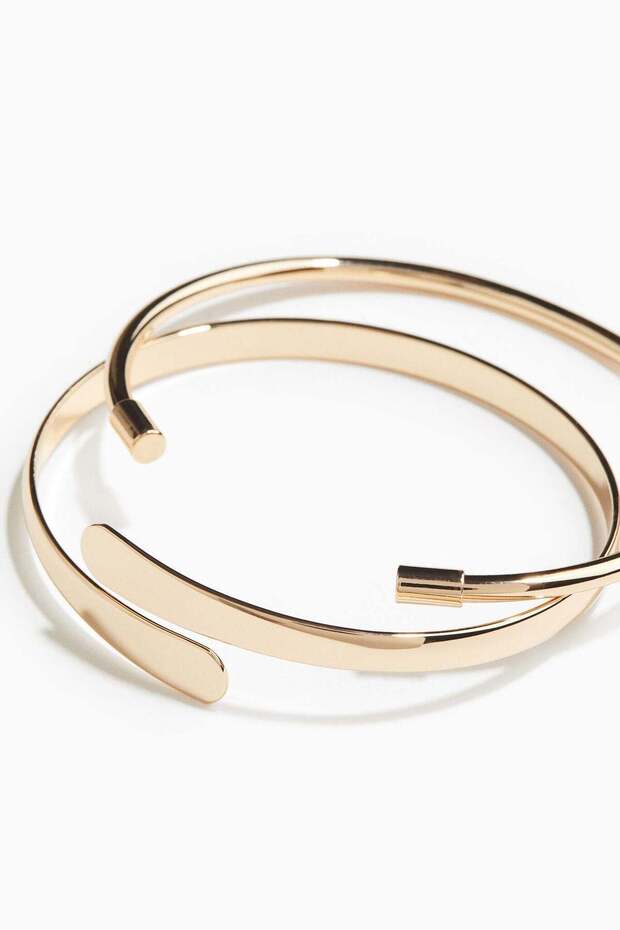 مجموعة من الأساور مكونة من قطعتين - 1