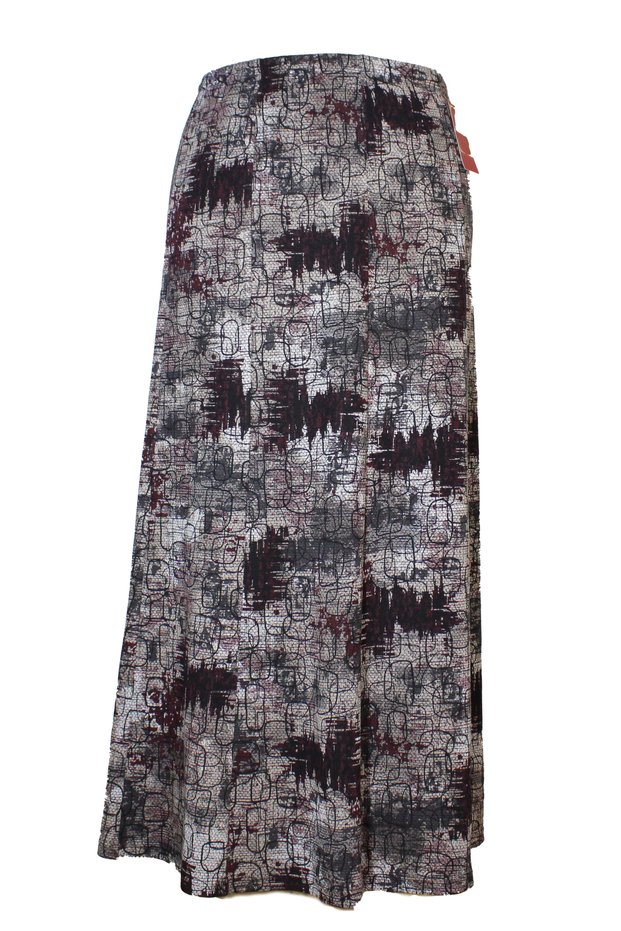 Women's Ayşen Winter 8-Piece Tan Marbled Cloud Quality Patterned Skirt