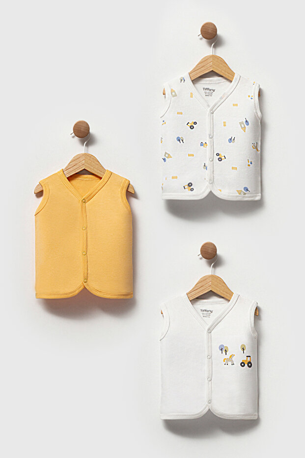 Nova Miny Tractor Theme 3'lü Yelek - 1