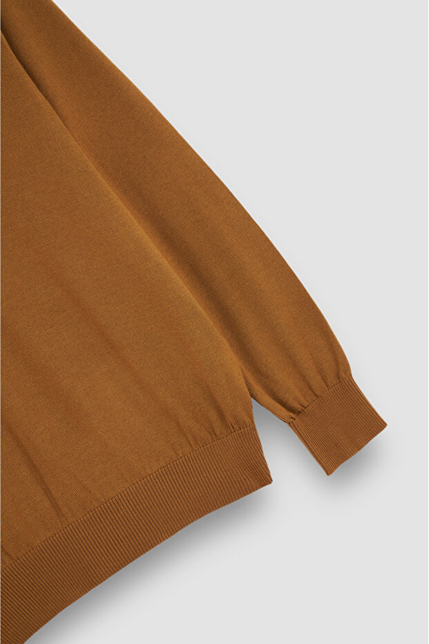 SWEATER ZIP WOOL LYOCELL - 8