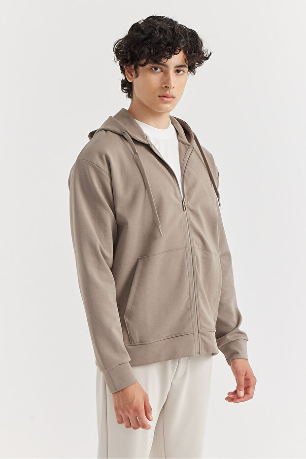 Erkek Kapüşonlu Sweat ÜSt - 3