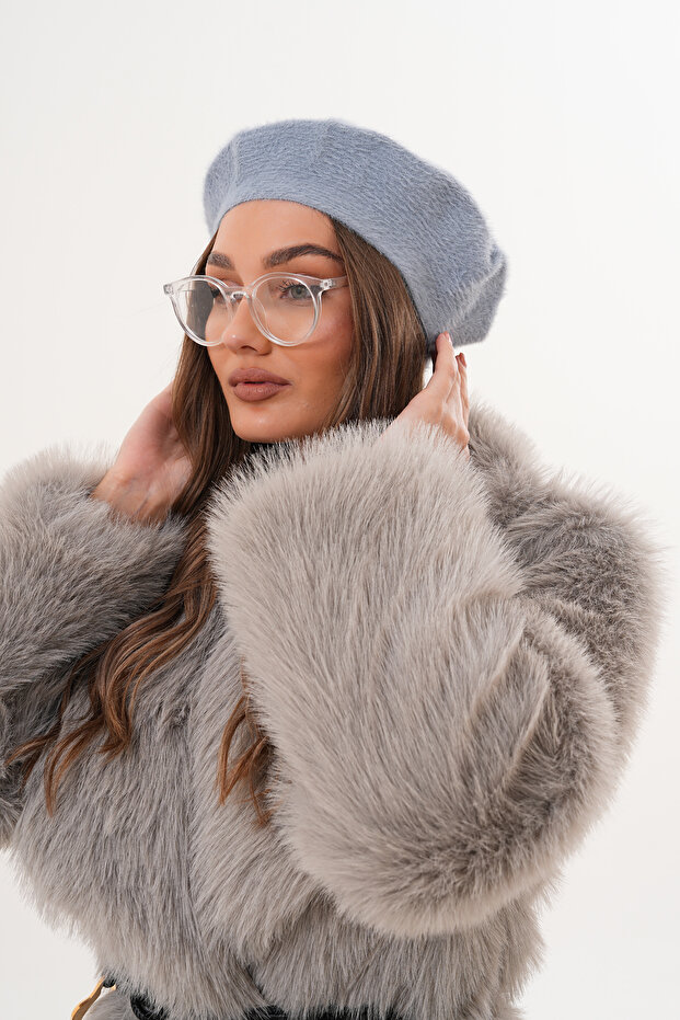 Plush Painter Hat (Beret) - 4