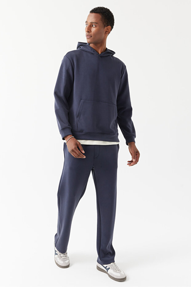 Erkek Kapüşonlu Sweat Üst - 5