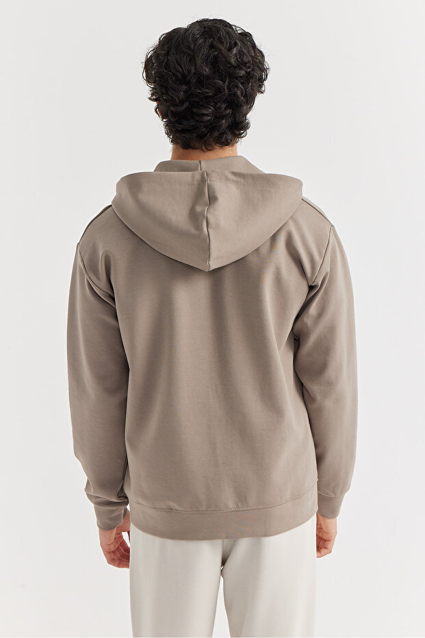 Erkek Kapüşonlu Sweat ÜSt - 4