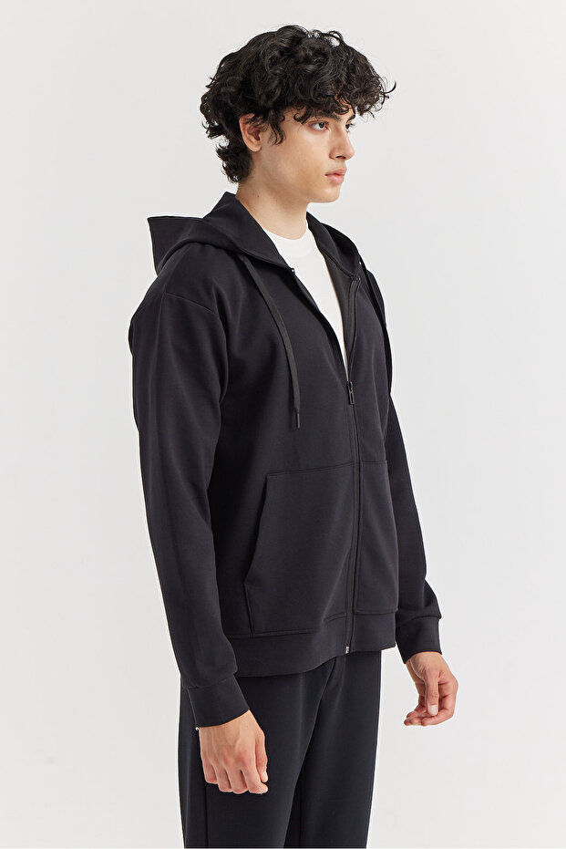 Erkek Kapüşonlu Sweat ÜSt - 4