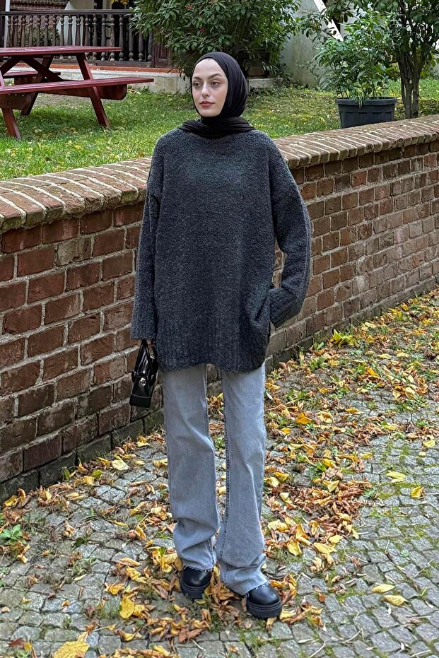 بلوفر بوكليت أنثراسيت - 1