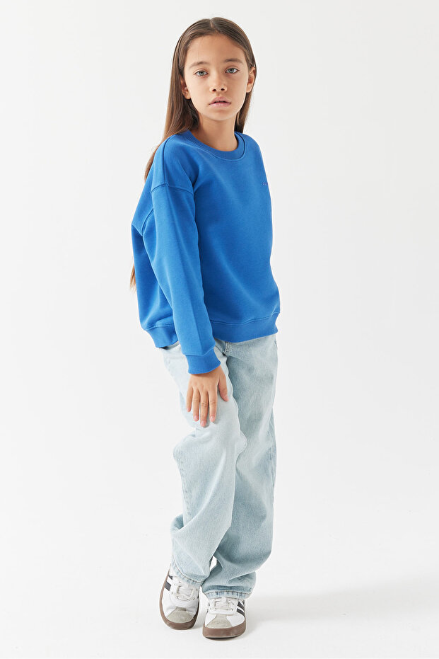 Kız Çocuk Basic Sweatshirt - 5