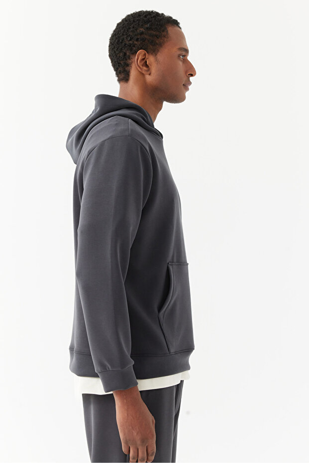 Erkek Kapüşonlu Sweat Üst - 3