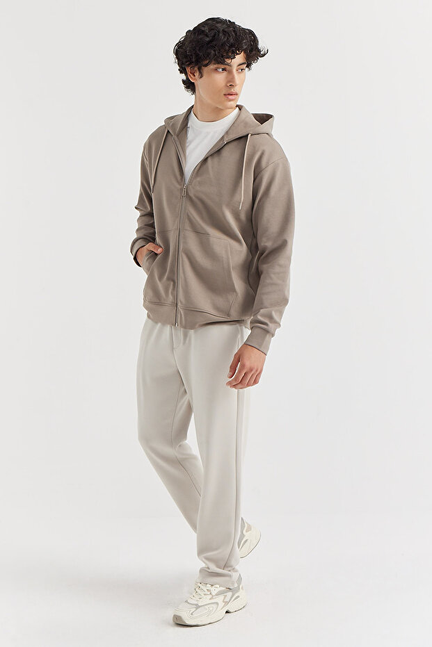 Erkek Kapüşonlu Sweat ÜSt - 6