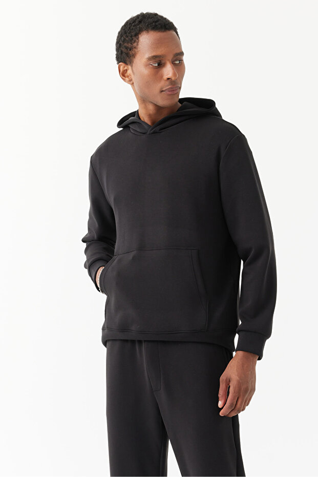 Erkek Kapüşonlu Sweat Üst - 2