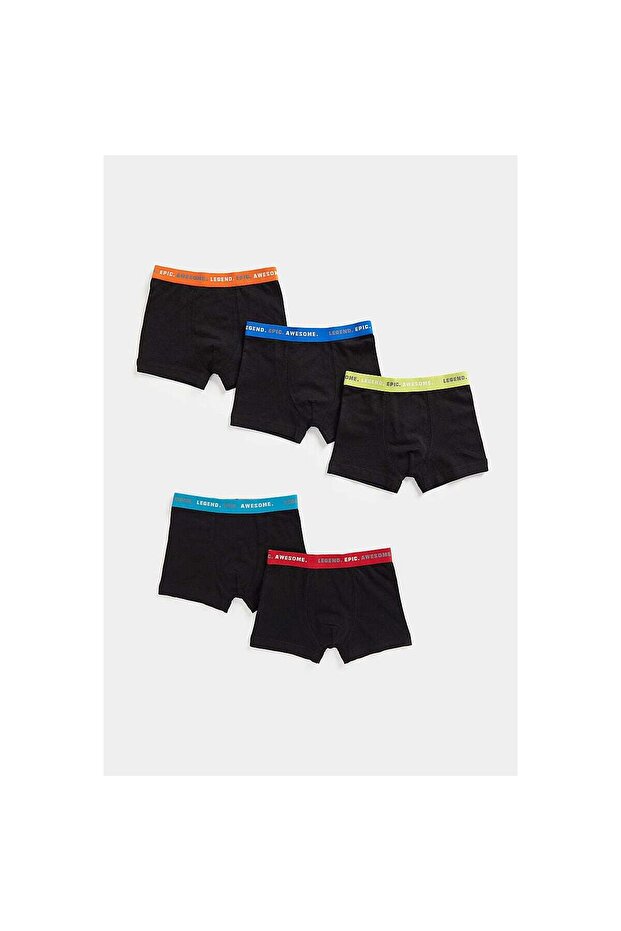Black Trunk Briefs - 3 Pack