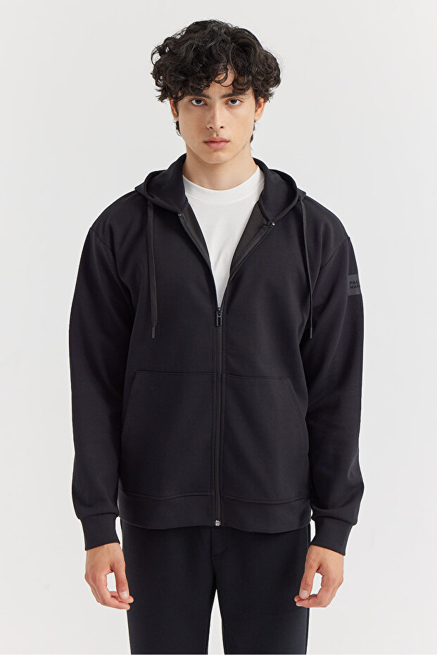 Erkek Kapüşonlu Sweat ÜSt - 2