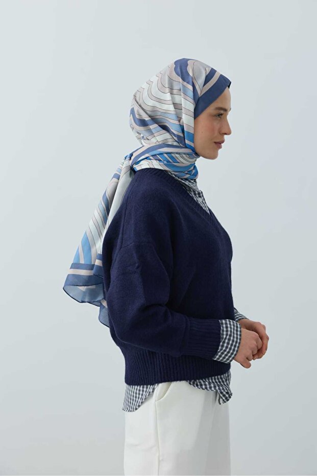 شال ويفيا دينيلينا بنمط مموج - 3