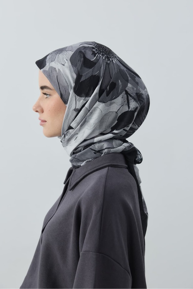 Solena Desen Bambu Eşarp - 3