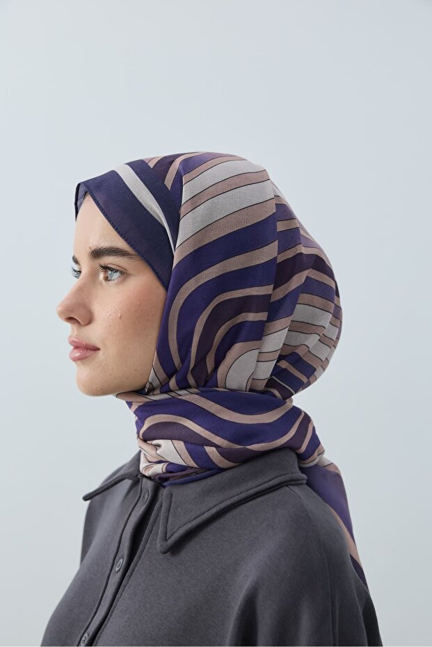 Wavea Pattern Lina Shawl - 3